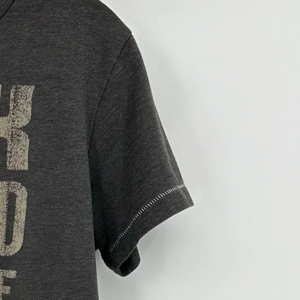 Fossil ‘Rock is Dead’ Crewneck Short Sleeve T-shirt Gray Size M - Picture 3 of 5